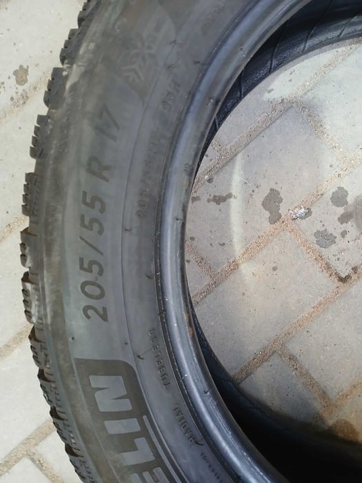 2x używane opony zimowe 205/55 R17 Michelin 2020 r Gwarancja Montaż