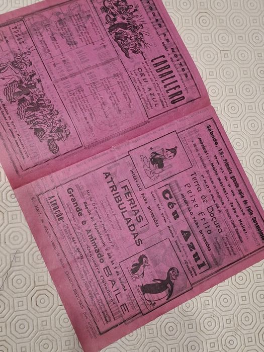 Cinema europa 1947 campo ourique programa carnaval