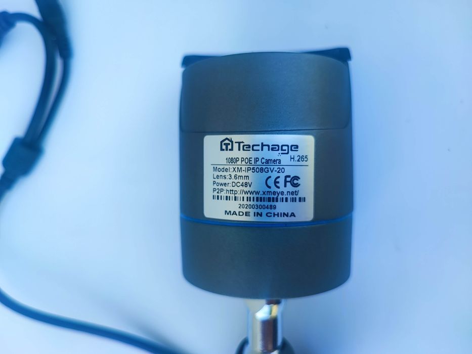 Система відеоспостереження Techage N6708F5N-POE  відеореєстратор пам'ять 2 Тбайт