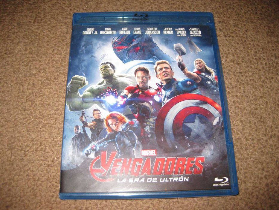 Blu-Ray "Vingadores: A Era de Ultron" com Robert Downey Jr.