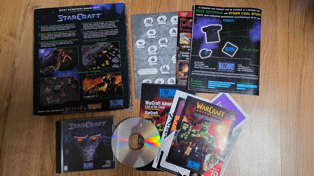 PC Starcraft premierowe wydanie big box