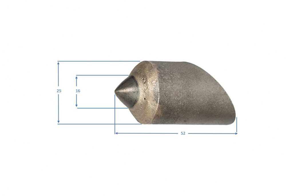 Zęby wiertnicze BR1, BR2, BR3