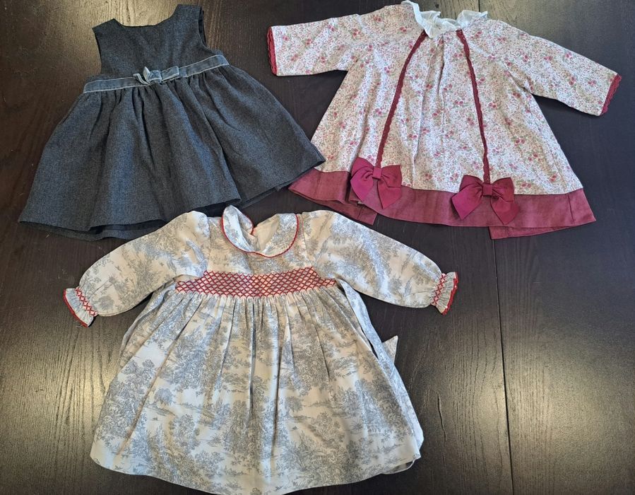 Vestido menina 1 ano