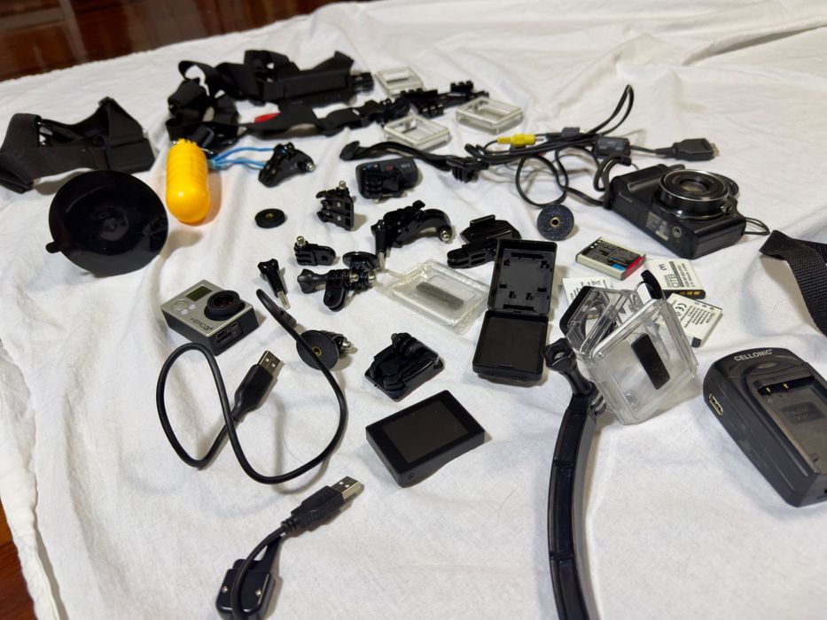 GoPro 3 e acessórios