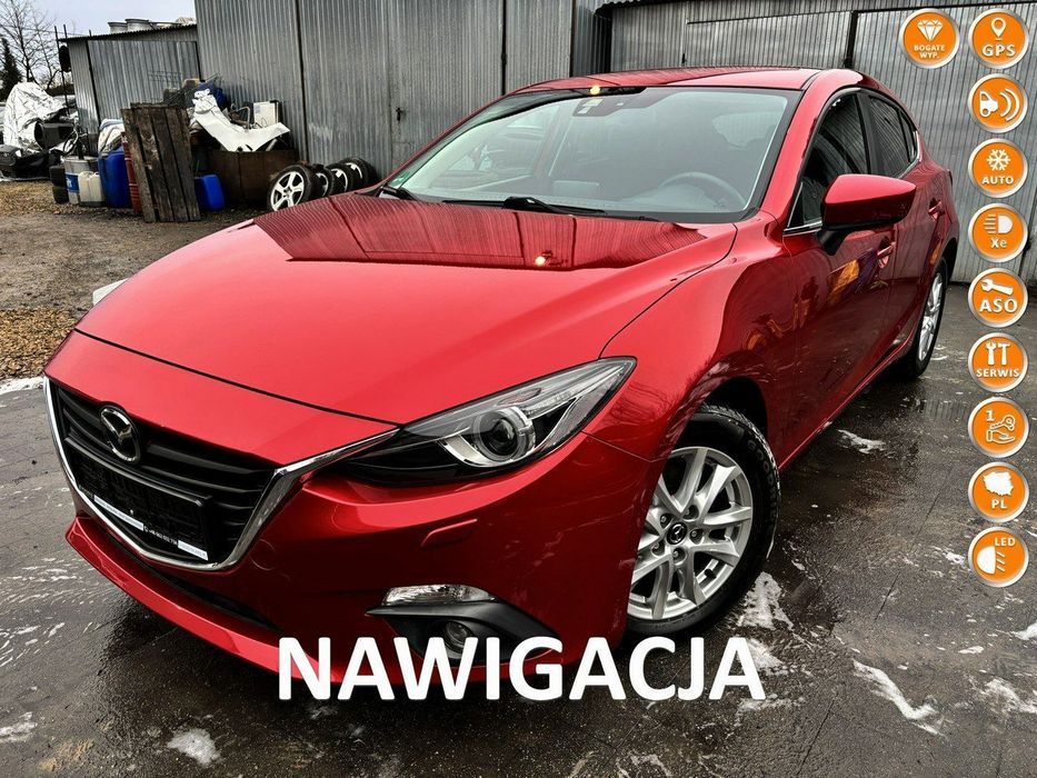 Mazda 3 Mazda 3 2.0 benzyna Revolution 120km BI-XENON navi SERWIS 2015