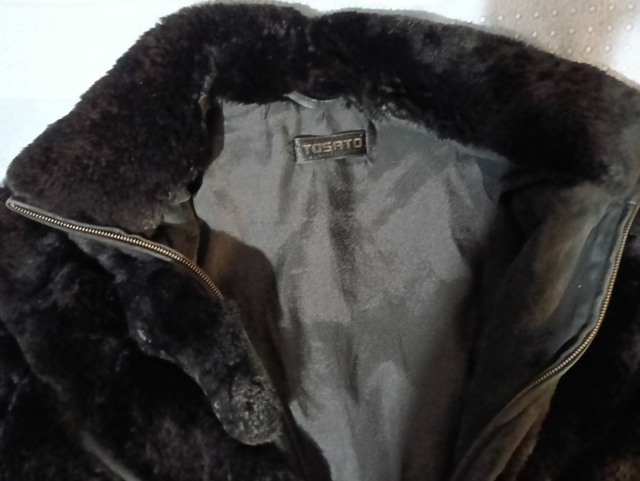 Полушубок натуральный мех "Рекс"., б/у