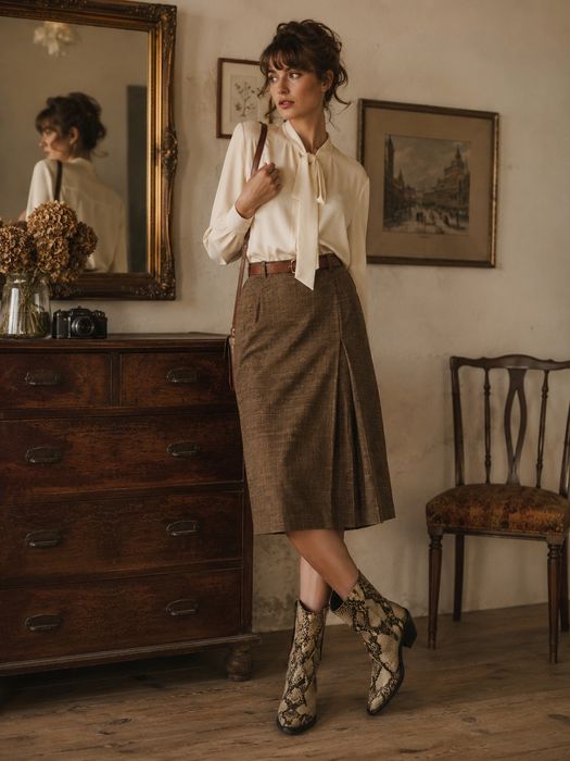 Botki vintage skóra naturalna rozmiar 35