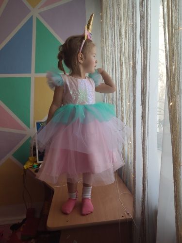 Дитяча святкова сукня єдиноріг Лол на день народження плаття