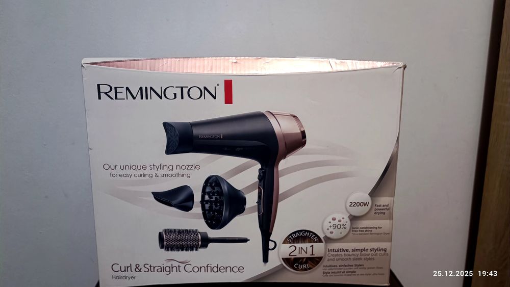 Suszarka Remington Curl & straight Confidence