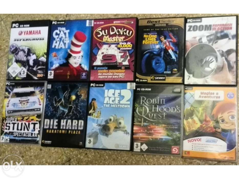 Lote de jogos antigos para PC