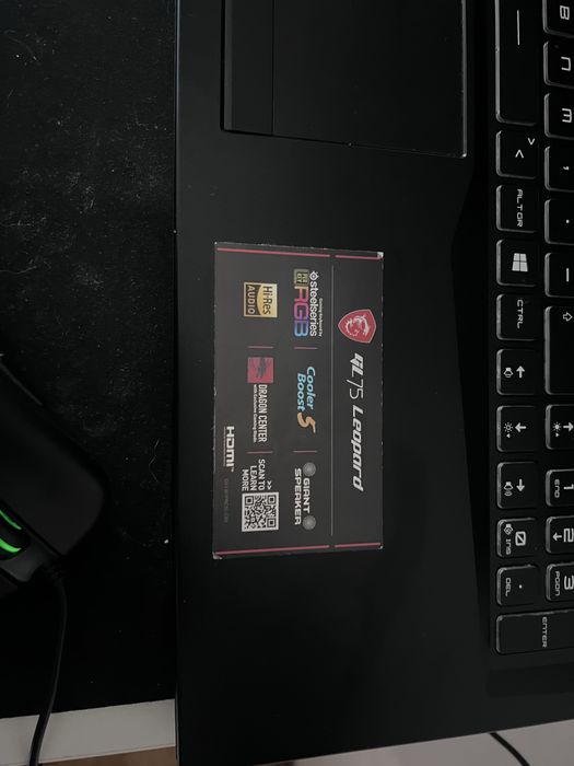 Portatil gamer GL75 leopard