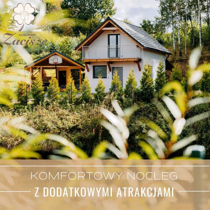 Całoroczne Komfortowe Domki na Kaszubach ze Strefą SPA • Chmielno • Zacisze