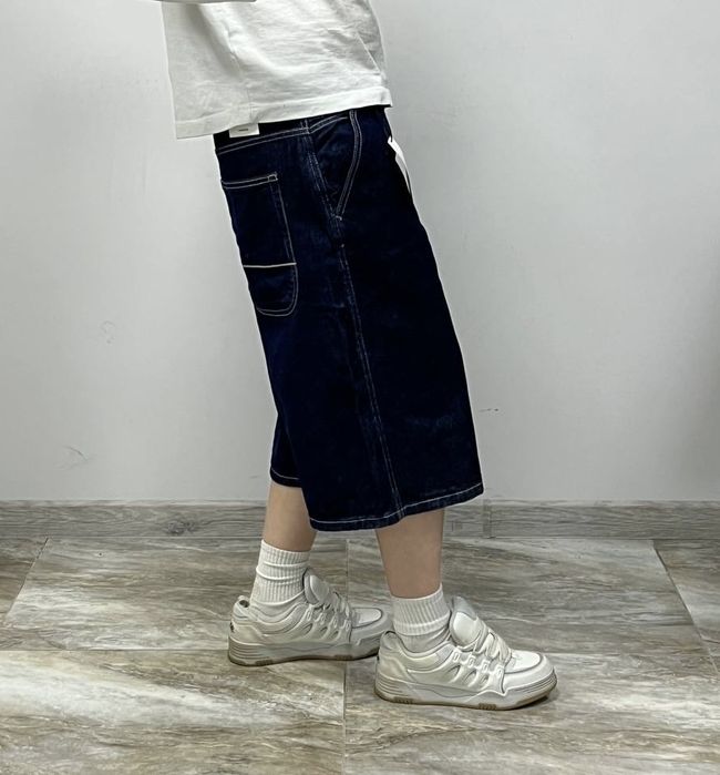Нові широкі шорти джинсові BAGGY shorts широкие шорты реп Jaded London