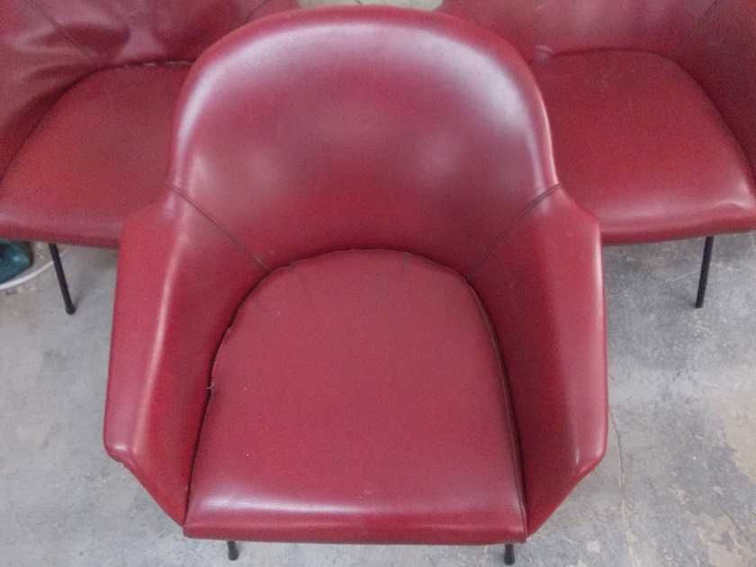 Stare fotele muszelki patyczaki PRL vintage