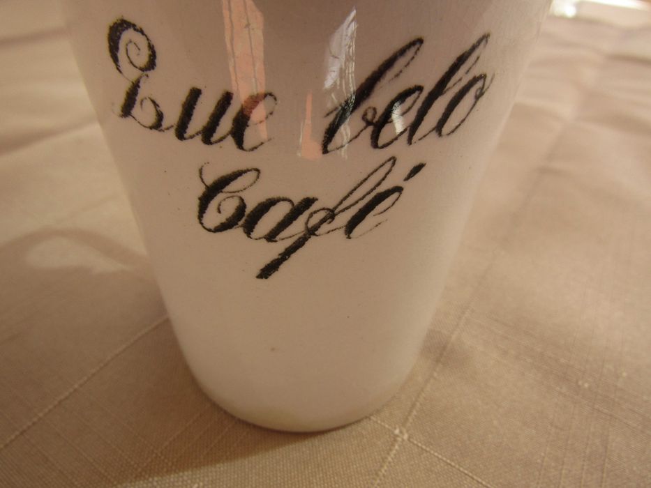 Caneca de café falante de Sacavem