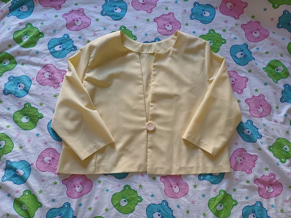 Żółty żakiet marynarka rozmiar XL 42 styl vintage