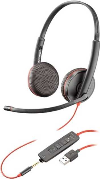 Навушники Plantronics BlackWire C3225 USB-A