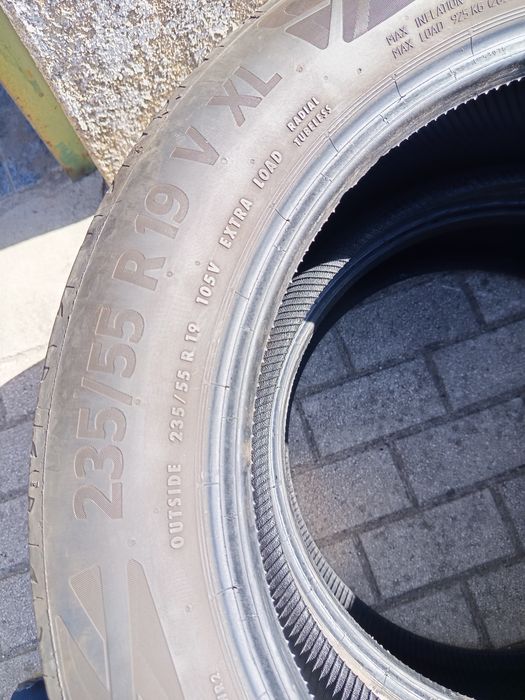 2 pneus continental ecocontac 6 , 235/55 R19