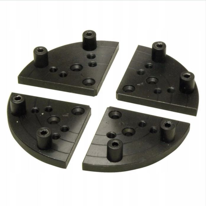 4 komplety - TARCZA TOKARSKA 125 MM Z 16 z zaciskami DP95PS HOLZMANN