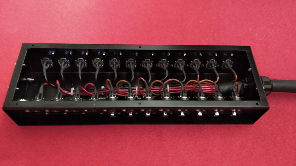Cabos áudio Link LK Harting Splitter 32, 48, 64 canais, Sub box 12, 16 canais, Socapex