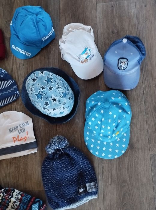 Шапки деми, зима, кепки  размер 49-55