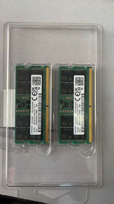 Пам'ять SoDIMM Samsung m425r2ga3eb0-cwmod DDR5 32GB (2x16GB) 5600Mhz