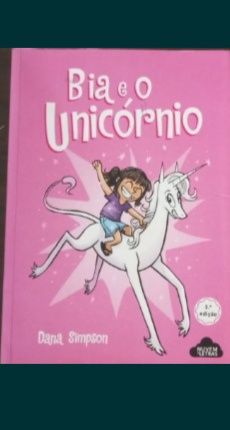 Livro do Bia e unicórnio