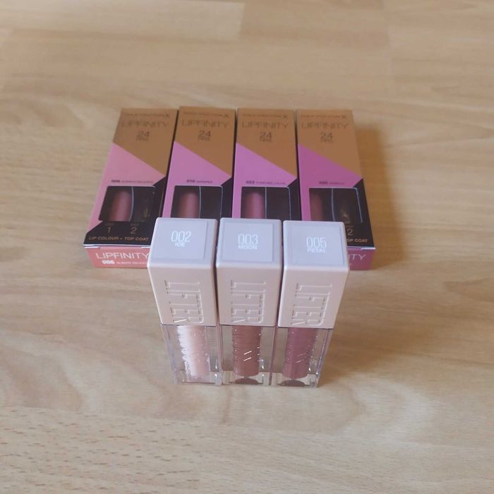 Pomadki Lipfinity i błyszczyki Liftergloss!