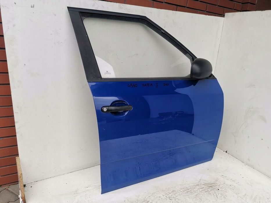 skoda fabia ii drzwi prawe przednie przód 4590