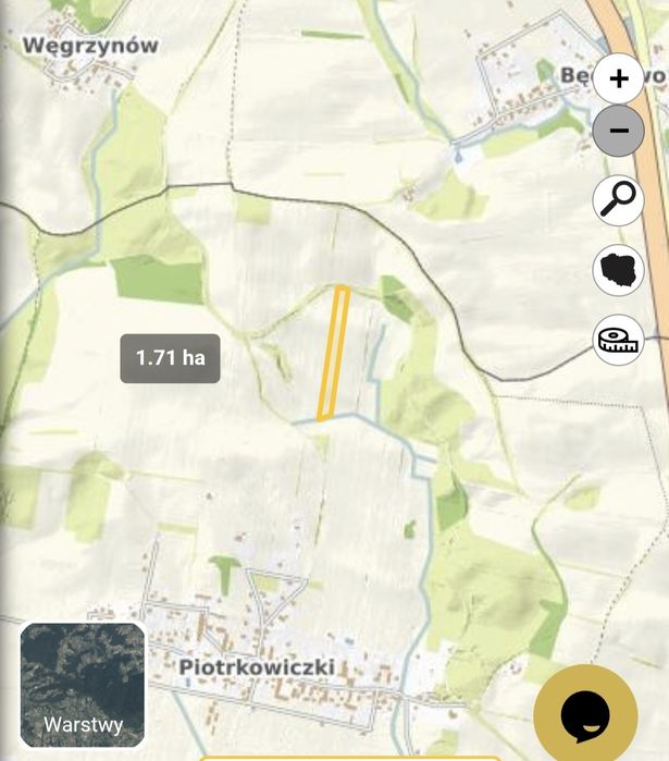 Grunt rolny 1,75 ha – Piotrkowiczki | blisko Wrocławia | S5