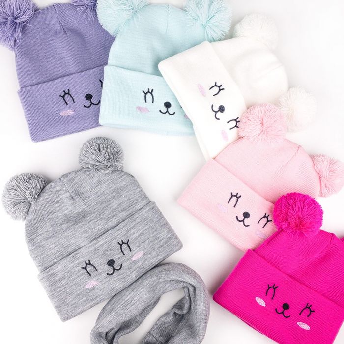 Набор шапка+хомут 48-54р