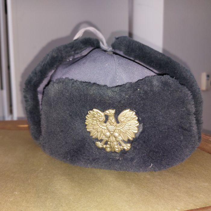 MO ZOMO Milicja czapka uszanka zimowa r.55