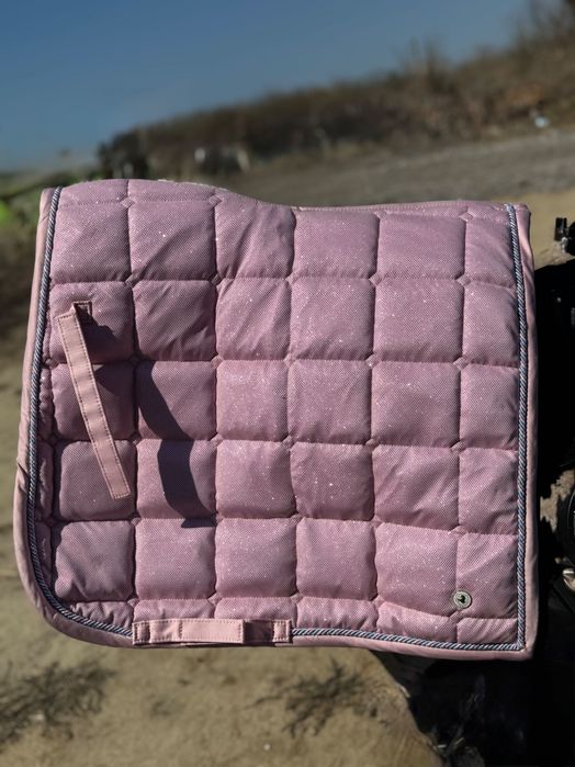 Suador Rosa Glitter Para Cavalo