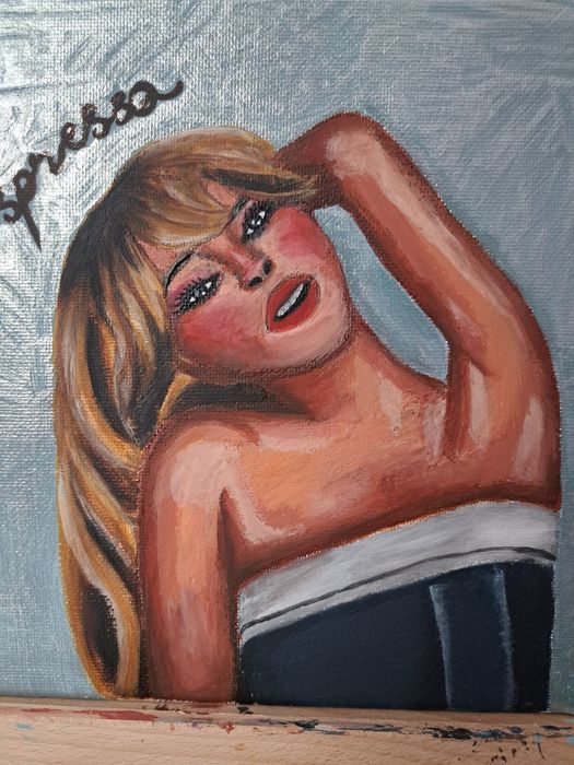 Sabrina carpenter obraz espresso sabrina painting short n' sweet