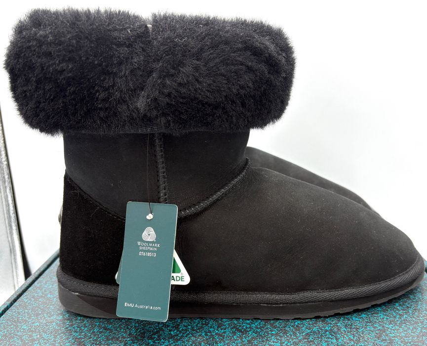 ‼️Nowe oryginalne botki śniegowce EMU AUSTRALIA czarne 42 /98 Z 1221