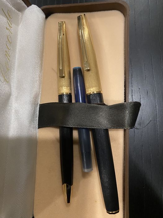 Conjunto canetas Waterman 18k ouro