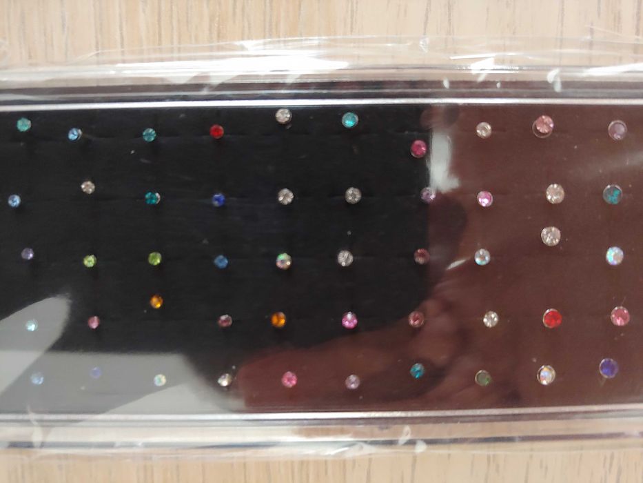 60szt Kolczyki Kolczyk do nosa w kształcie litery J piercing Biżuteria