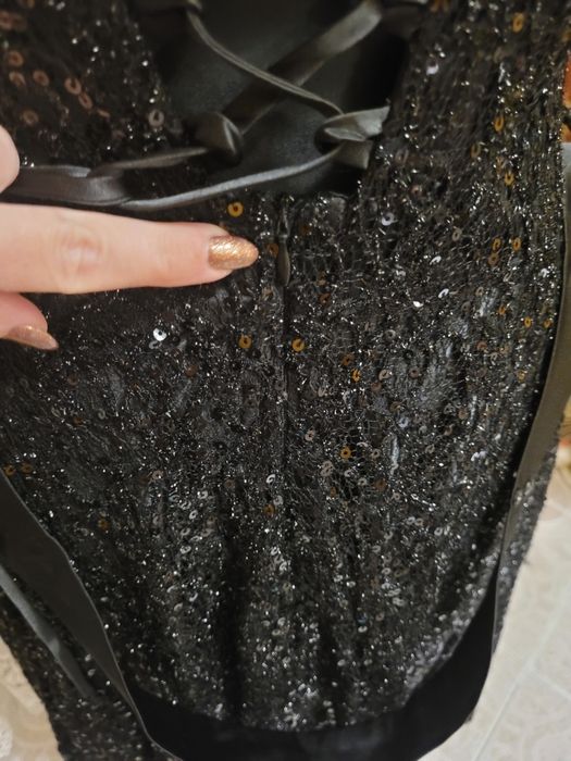 Zjawiskowa sukienka wieczorowa, sylwester, studniówka, karnawał roz 36