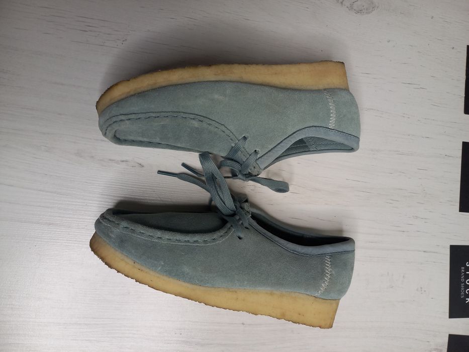 Туфлі жіночі CLARKS WALLABEE NUBUCK( оригінал)