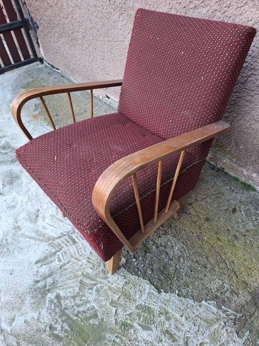 Fotel art deco prl