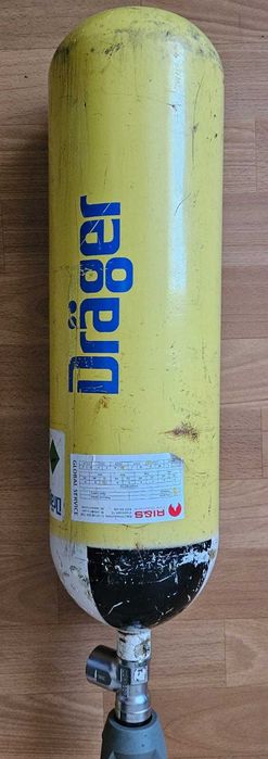 Aparat powietrzny Drager z butlą stalową 6 l/300 ...