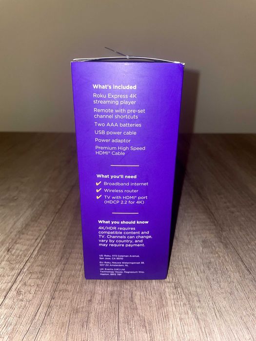@n Roku Inc. Roku Express 4K HD/4K/HDR Streaming Iłża • OLX.pl
