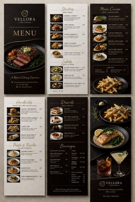 Criação de Menus Digitais Profissionais para Restaurantes, Cafés e Snack-Bares