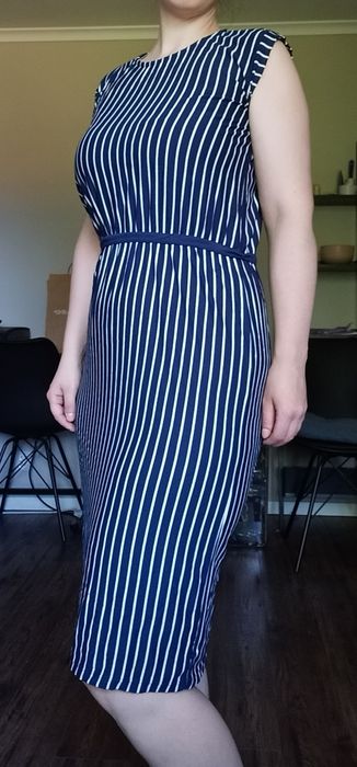 Sukienka damska w pasy letnia nowa