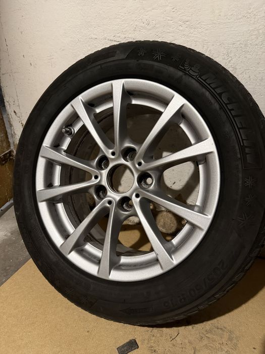Koła BMW alu 5x120 16’ styling 390 opony Michelin Alpin 5 E90 E87