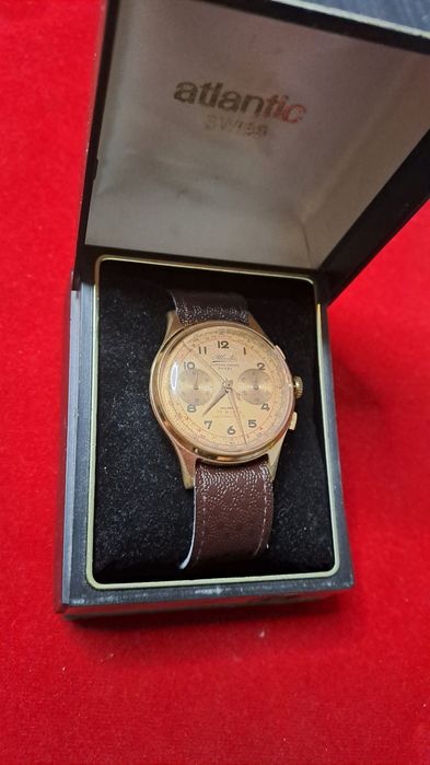 Zegarek Atlantic Chronograf piękny stan