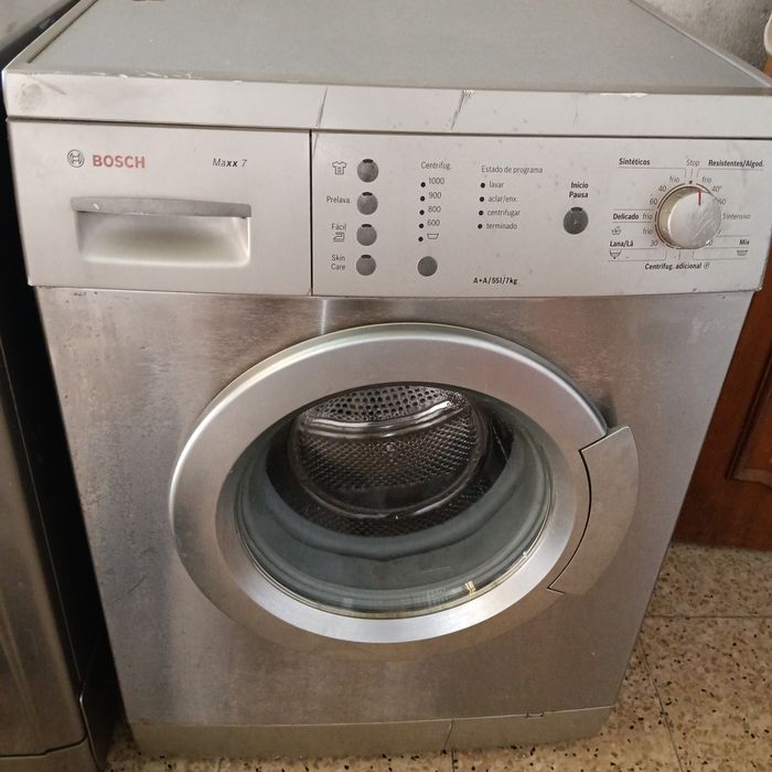 Entrega garantia máquina de roupa Bosch 7kg inox