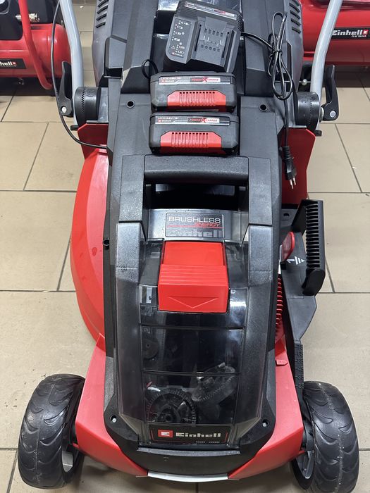 Потужна Акумуляторна газонокосарка Einhell GE-CM 43 Li M Kit
