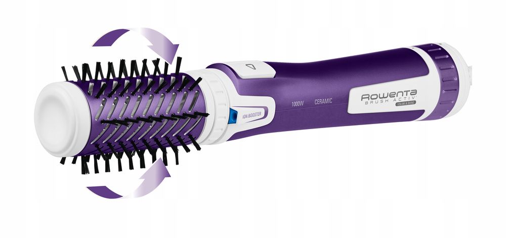 outlet lokówko-suszarka do włosów 2w1 rowenta brush activ cf9530 1000 w
