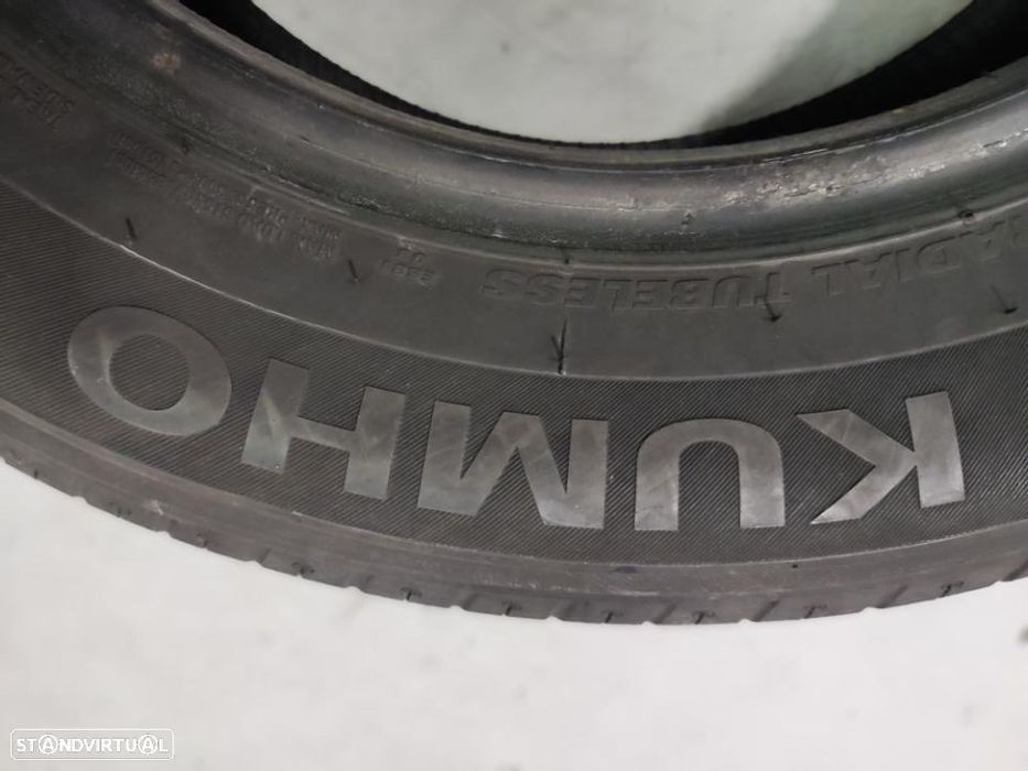 2 pneus semi novos 195-65r15 kumho - oferta dos portes